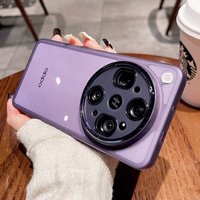 For OPPO Find X9 Ultra Case Simple Transparent Silicone with Lens Film Cover For OPPO Find X9 Ultra Fudna