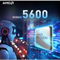 AMD Ryzen 5 5600 NEW 6-Core 12-Thread 3.5GHz DDR4 65W 7NM L3=32M Gaming Processor R5 5600 Socket AM4 but without fan