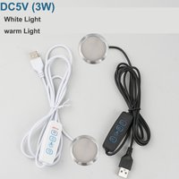 Ultrathin 8mm LED USB DC5V 3W Dimmable Spotlight Surface Mounted Mini LED Circular Simple Ceiling Light Exhibition Cabinet Lamp