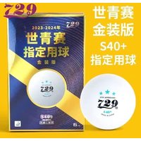 Friendship 729 World Youth Championship Designated Ball Seamless Table Tennis Three Star New Material 3-Star S40+