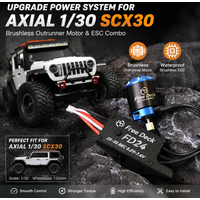 AXIAL 1/30 SCX30 Brushless Outrunner Motor & ESC Upgrade Parts
