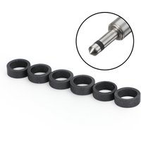 6PCS Fuel Injectors Repair Seals for BMW 135 335 535 550 650i 740i 750i X5 X6