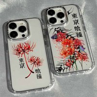 Tokyo Ghoul Anime Phone Case For Apple iPhone 17 AIR 16E 15 14 13 12 11 Pro Max Plus Transparent Soft Cover