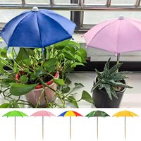 Umbrella for Plants Outdoor Small Sun Protection Parasol Shade for Flowers Pots Garden Patio Balcony Porch Seedling Plant Cover