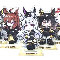 Anime Horse Racing Uma Musume Pretty Derby Acrylic Stand Keyring Tokai Teio Oguri Cap Special Week Clear Figure Collectible Gift