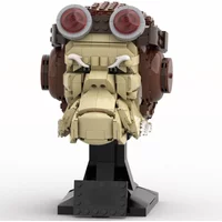 Moc 723pcs Star Battle Mandalorian Kuiil Helmets Model Building Blocks Bricks Education Assembly Toys For Kids Christmas Gifts