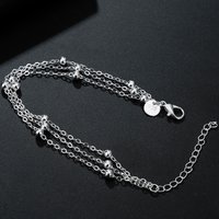 925 Sterling Silver Originality Tassel Beads Bracelets for Women Fashion Party Wedding Jewelry Couple Gifts