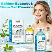 Korean Salmon Ampoule Serum & Stem Cell Essence Lifting Firming Skin Moisturizing Facial Serum Refresh Skincare Essence
