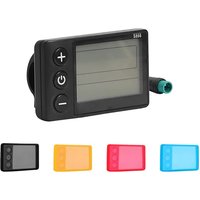 AliExpress LCQPTW S866 LCD Speedometer Meter 24V 36V 48V Electric Scooter E-Bike Control Panel with Waterproof Plug Dashboard Cover Replacement