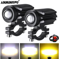 Motorcycle LED Light motorcycle accessories Fog spotlights auxiliary headlights for motorcycle Electric Projector Lenses