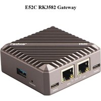 Radxa E52C RK3582 Gateway, Dual 2.5G Ethernet Ports, Aluminum Alloy Heat Dissipation Case