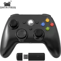 DATA FROG Wireless Vibration Game Controller for Xbox 360 PC Windows Turbo Gamepad Joystick