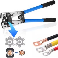 HX-50B Crimping Pliers 6-50mm²/AWG 10-1/0 Tube Terminal Crimper Hex Crimp Tool
