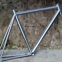 Factory direct wholesale titanium fixed gear bicycle frame