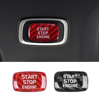 Real Carbon Fiber Car Push Start/Stop Engine start Button Switch For Volvo V40 V60 S60 S60L XC60 S80L Car Interior Accessories
