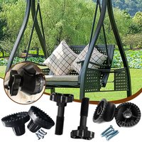 Pavilion Swing Canopy Frame Parts Kit Outdoor Swing Hanging Chair Canopy Frame Assembly Wear-Resistant Canopy Fittings