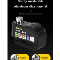 AliExpress NONE Bicycle Electric Bike Scooter Cycling Security Equipment Aluminum Alloy Motorcycle Disc Brake Lock with Alarm Anti Theft Lock