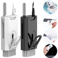 8in1 Keyboard Cleaning Kits Earphone Cleaner Headset Cleaner Pen Keycap Puller For Laptops Screen Bluetooth Headset Cleaning Kit