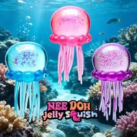 2026 NeeDoh Jelly Hops Octopus Squishy Toy, Waterproof Sensory Water Play Fidget, Stress Relief Fun Toy for Kids Boys & Girls