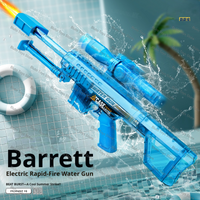 Automatic Electric Water Blaster Barrett Sniper Toy Gun Powerful Long Range Outdoor Summer Swimming Pool Battle Tool for Kids