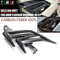 New Motorcycle Right Side Gills Air Duct Small Fairing Kit For BMW S1000RR 2019 2020 2021 2022 M1000RR Carbon Fiber Accessories