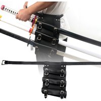 Mittelalterliche Katana Gürtel Schwert Holster Anime Dämon Cosplay Prop Samurai Säbel Taille Halter Messer Echte Größe Japanische Katana Dekor