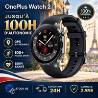Nowy Smartwatch OnePlus Watch 2 Ekran AMOLED 1,43'' Bateria 500mAh Ponad 100 Trybów Sportowych 2GB+32GB 46mm WiFi GPS IP68 Google Pay