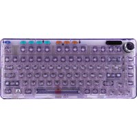 AULA F81 75% 81-key Hot-swappable Wired/Bluetooth/2.4Ghz Wireless Transparent Gasket mounted Mechanical Gaming Keyboard