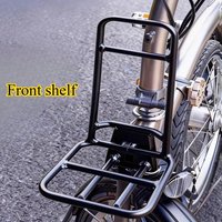 Titanium Alloy for Brompton Front Shelf Folding Bike Wear-resistant Load-bearing Bicycle Luggage Carrier Bicycle Accessories