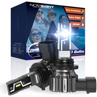 NOVSIGHT H7 LED H4 ampoules de phares 9005 2 pièces H11 phare de voiture feux de croisement Mini taille 50W 10000LM phare 6500K blanc antibrouillard