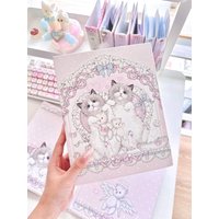 Cute Ragdoll Photocard Binder A5 4Grid Photo Collection Book Star Chasing Card Storage Album Girl Collection Card Gift