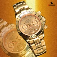 Golden VK63 Watch Men's Luxury Quartz Timing Code Watch High Quality Stainless Steel Sapphire Glass Waterproof Case VK63A Watch