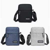 New Nylon Shoulder Bag Black Grey Blue Business Crossbody Bag Casual and Fashionable Men Hand Bag