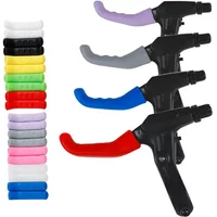 Silicone material for 1/2PCS bicycle brake handle protection cover mountain bike handle anti slip cover, and bicycle accessories