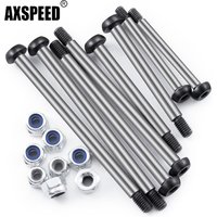 AXSPEED 8Pcs/Set Steel Hinge-pin Kit for Slash 2WD Short Course 1/10 RC Car Upgrade Replace Parts