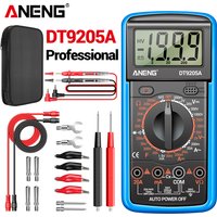 Professional Multimeter Tester ANENG 1999 Counts Digital DT9205A-12 AC Voltage Probes High precision Electrician Mechanic Tools