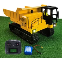 1/14 RC Dump Truck Full Metal Remote Control Crawler Mine Truck Remote Control Rotary Dump Truck Model Boy Toy
