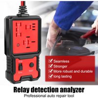 Automotive Relay Tester Voltage Tester Automotive Battery Inspector LED Indicator Universal 12V Automotive Electronic Relay Test