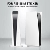 Sticker for ps5 Slim Console Matte Carbon Fiber Skin Cover Sticker Host Center Decals For Sony Console 5