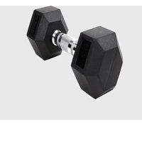 Wholesale 1-10kg Gym Hexagonal Rubber Coated Dumbbell Black Cast Iron Dumbbell Hexagonal Dumbbell