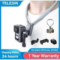 TELESIN Silikon-Nackenhalterung mit Magnetischer Befestigung für GoPro Hero 13 12 11 10 9 8 7 6 Insta360 DJI Osmo Action-Kamera-Zubehör