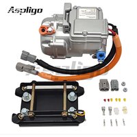 Aspligo 18CC DC Electric Compressor 12V 48V 72V 96V Automotive Air Conditioner Compressor Refrigerant R134a 3350/4250/5150rpm