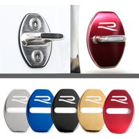 Door Lock Decoration Rust Protection Stainless Steel Cover New R logo for VW Volkswagen Golf 8 MK8 Accessories