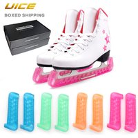 UICE 1 Pair Soft Plastic Ice Hockey Figure Skate Blade Guard Cover Protector Ice Skate Runner Guards For Women Men Youth Kids