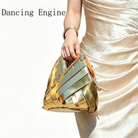 Gold Bags Purses for Woman Fashionable Shoulder Bags Crossbody Bag Handmade Bag Evening Bag Luxury Designer Bags Woman