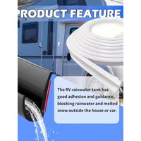 1pc 1/3meters Waterproof Sealing Strip For Caravan Motorhome Camper RV Accessories For Caravan Van Gutter Rain Guard Drip Stop