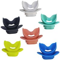Silicone Diving Regulator Comfort S Bite Mouthpiece with Lip Shield Snorkels Scuba Diving Soft Regulators Bite Replacement