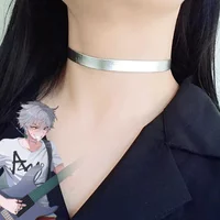 QQ Retro Punk Collar Choker Chain - Anime Alien Stage Till Cosplay Unisex Retro Punk Collar Couple Choker Jewelry Carnival Acces