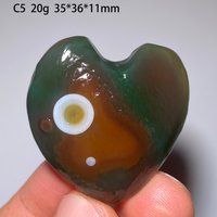 Natural Alxa Gobi Agate Sardonyx Raw Stone Specimen Energy Healing Crystal Home Garden Decor
