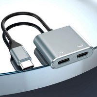 A32T-100W Fast Charging USB C To AR Glasses Docking Hubs Type C AR Glasses Charging Adapter For AIR/2 Glasses